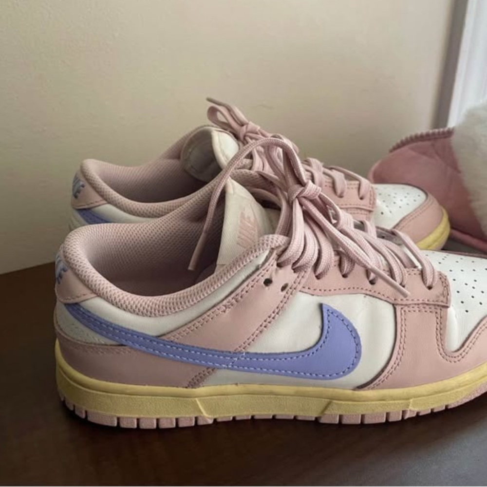 Nike Pink and Purple Sneakers Classic Design - Picture 1 of 2